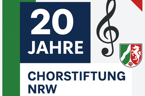 Jubiläum 20 Jahre ChorStiftung NRW